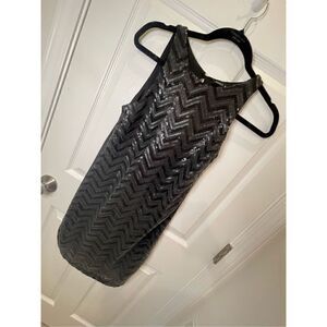 Sweet Rain women’s sequined black dress small NWT